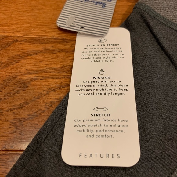 NWT Splendid High-Waisted Heather-Block Leggings - Picture 4 of 5